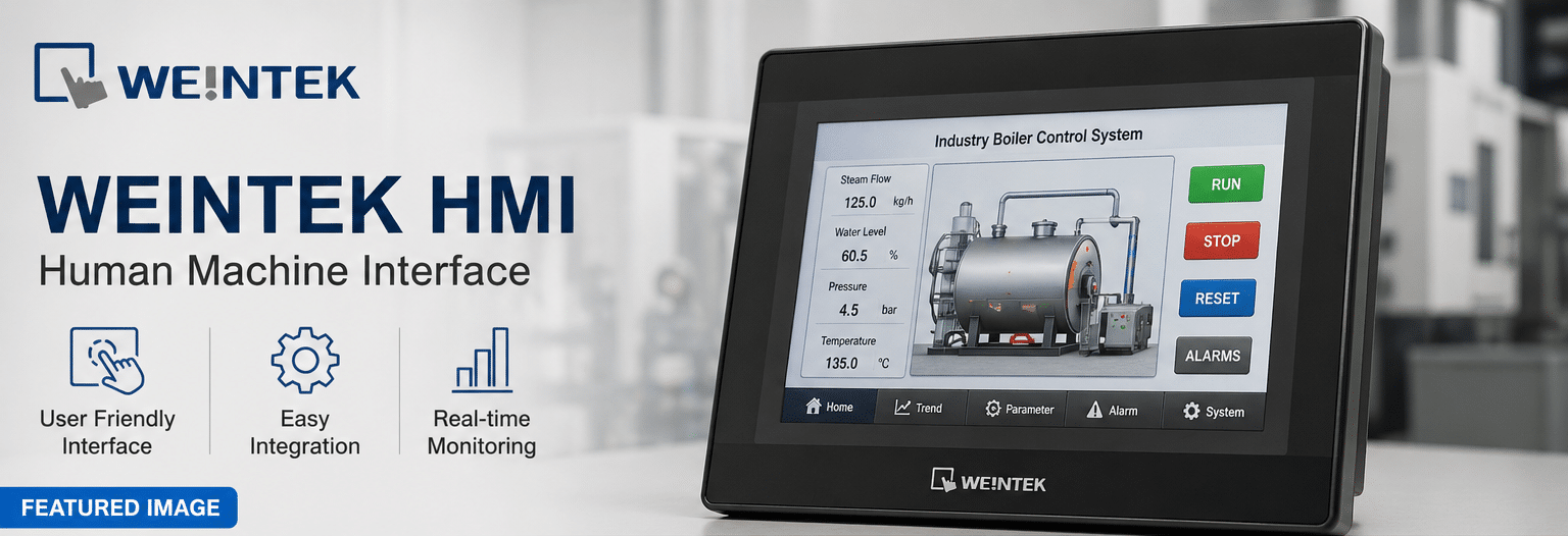 Weintek HMI touchscreen industrial display panel