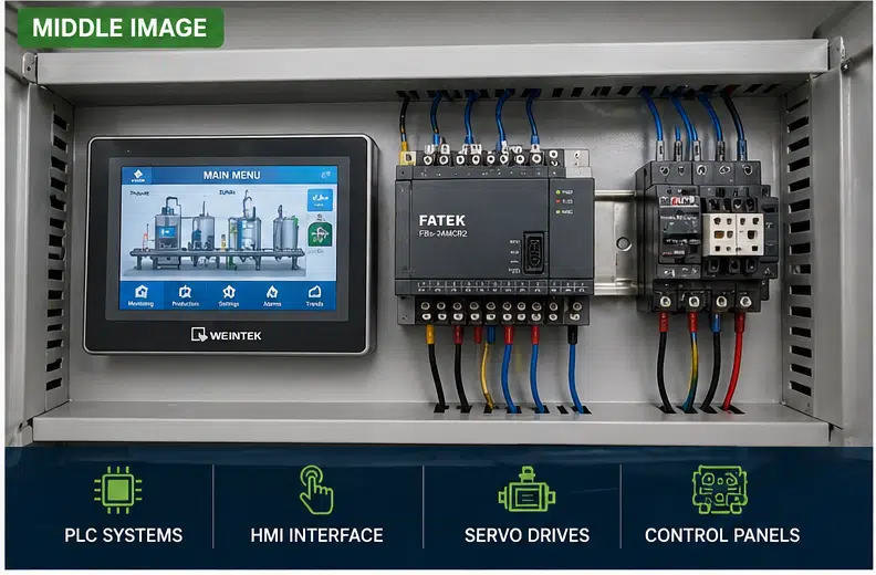 PLC HMI industrial automation system Pakistan